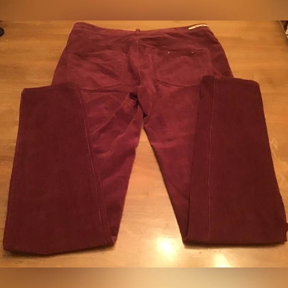 NOWT Anthropologie Pilcro and the letterpress fit Serif Cords No. 28 Mulberry - Picture 6 of 8